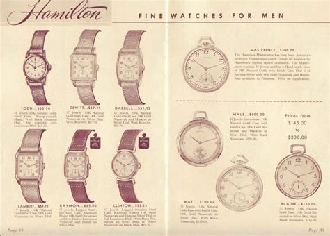 hamilton watch catalog.